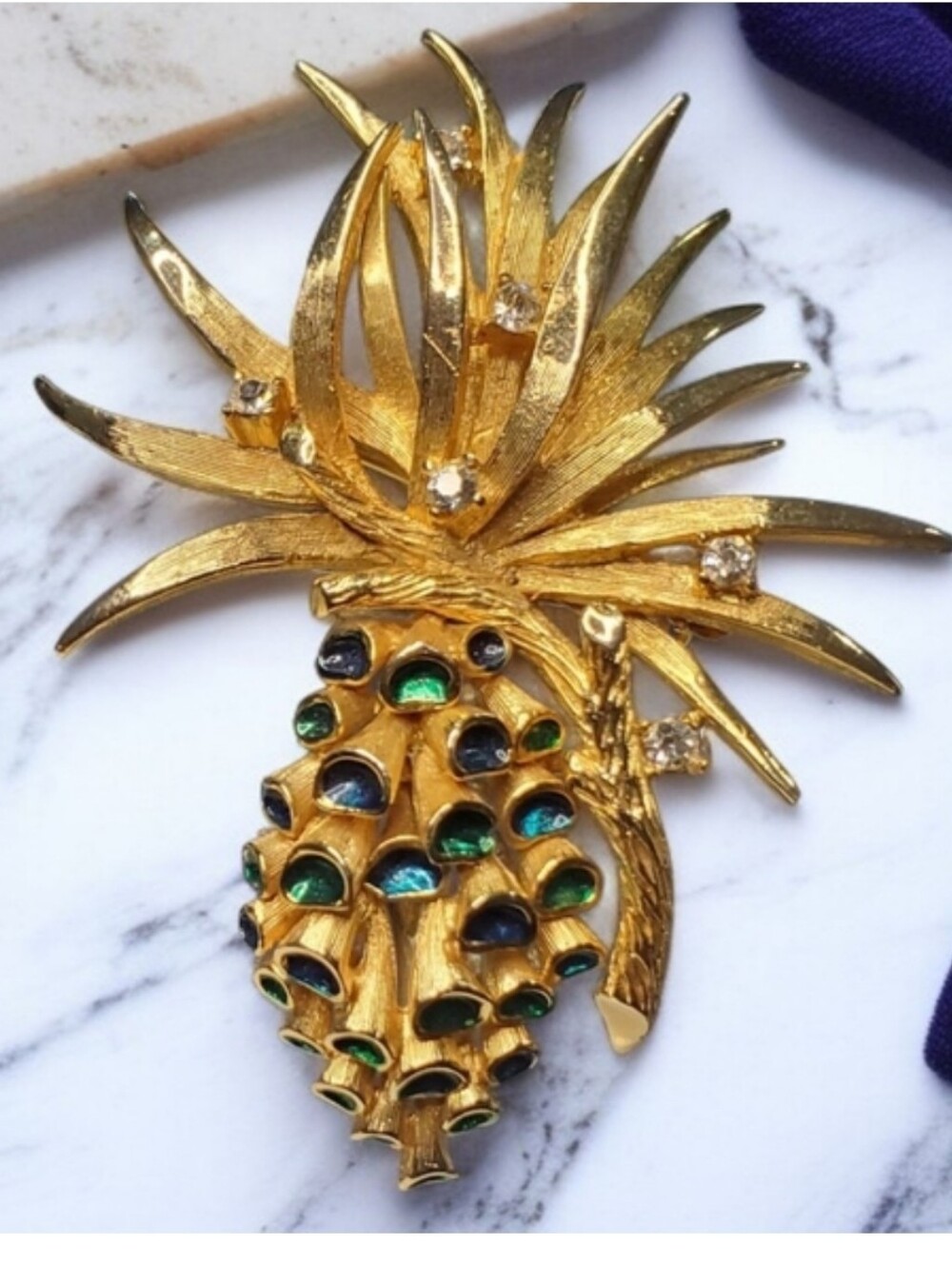 Boucher Vintage Rare Pineapple Brooch